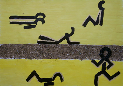 Strandkalligraphien 04.10.1993