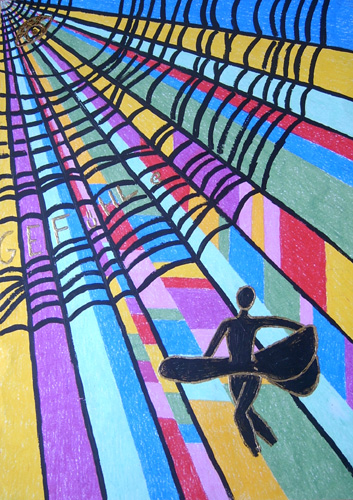 5_Gefangen im Netz der Sonnen, Farben und Formen_2004